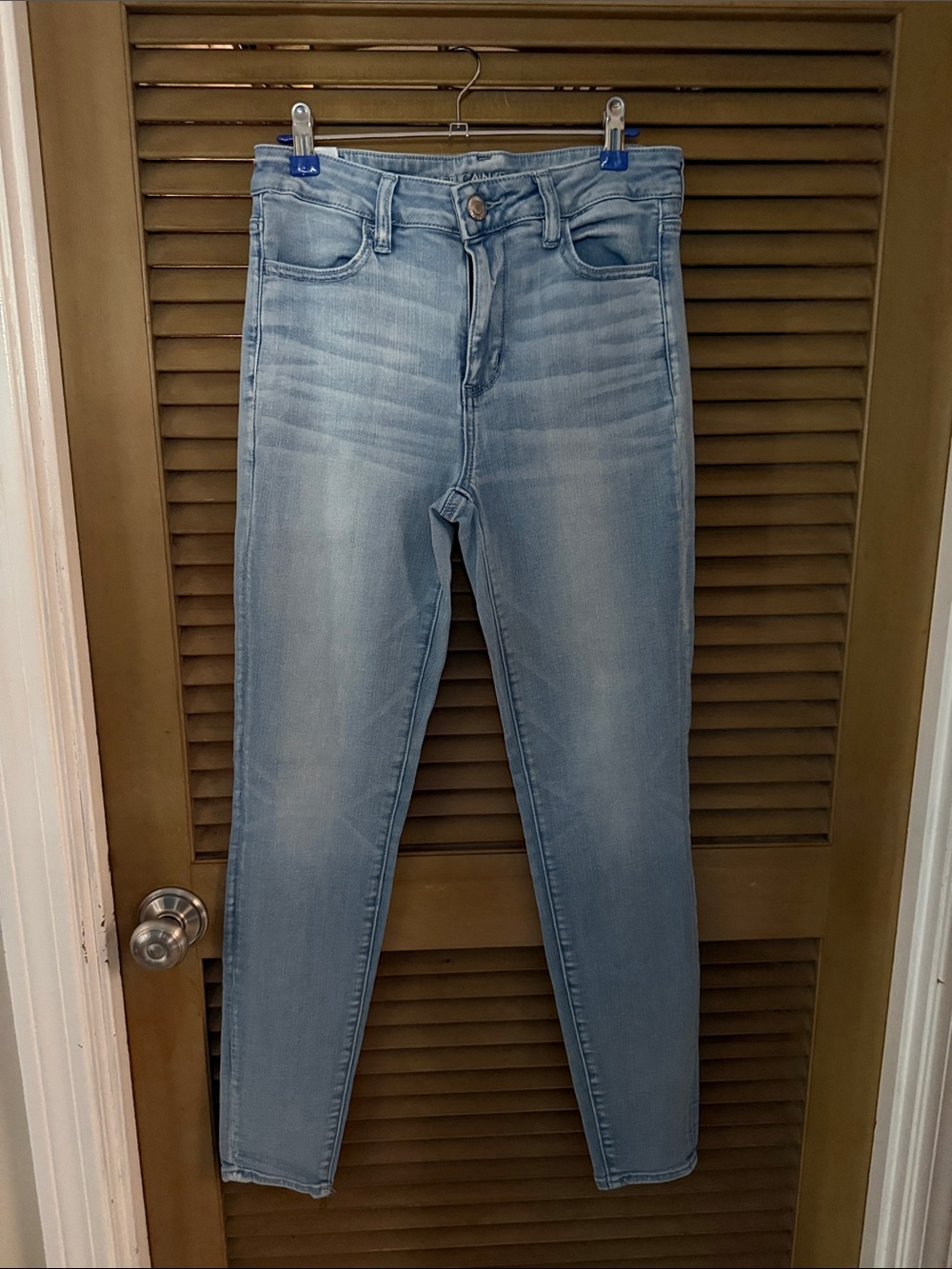 American Eagle Outfitters Light Blue Skinny/jegging Jeans